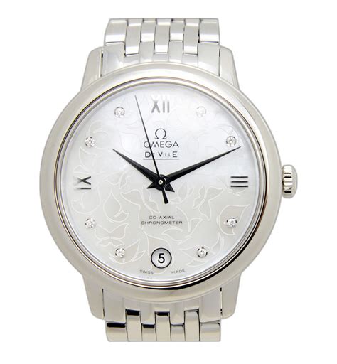 omega de ville prestige co axial 32.7 mm price|More.